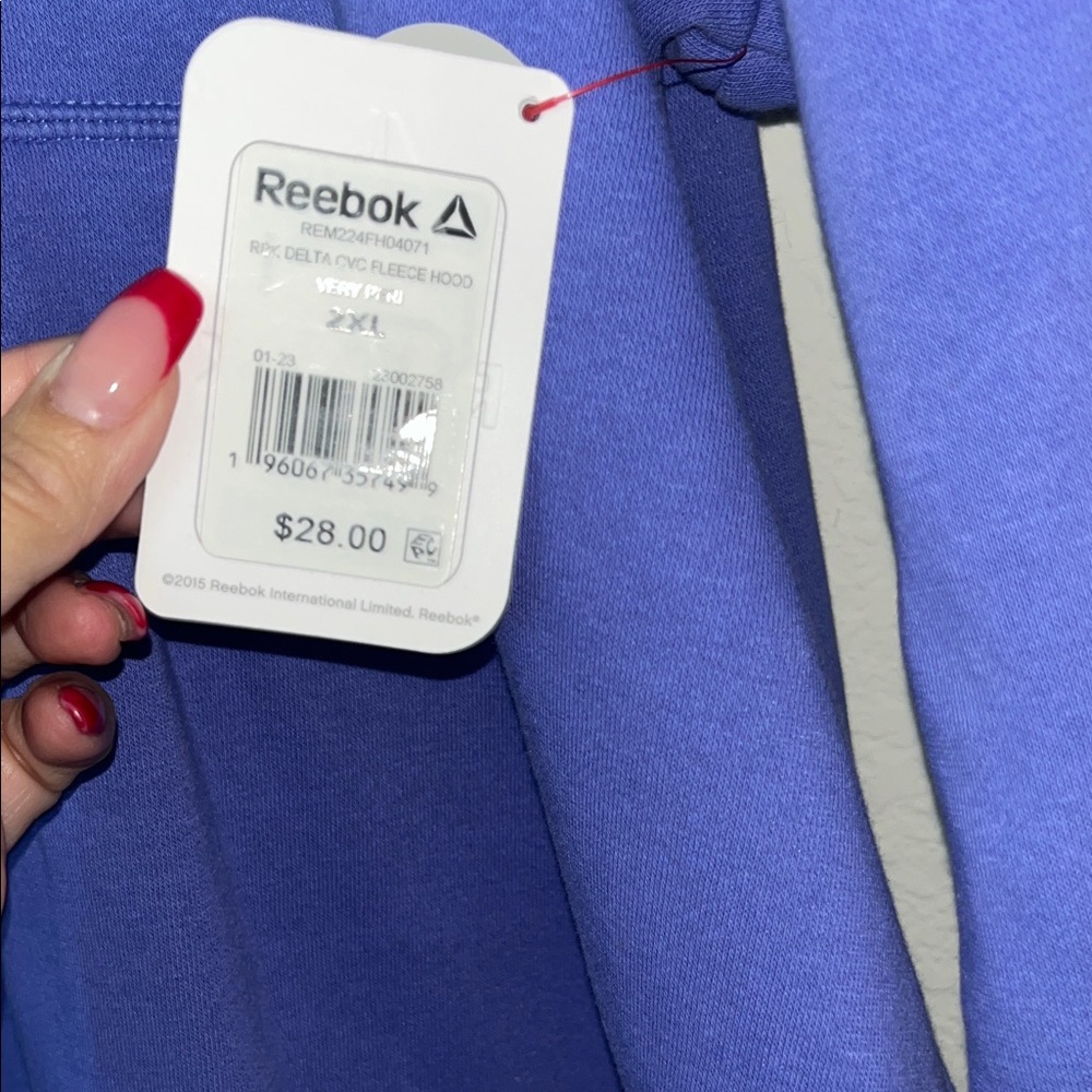 Reebok Hoodie with Iconic Emblem - Picture 2 of 5